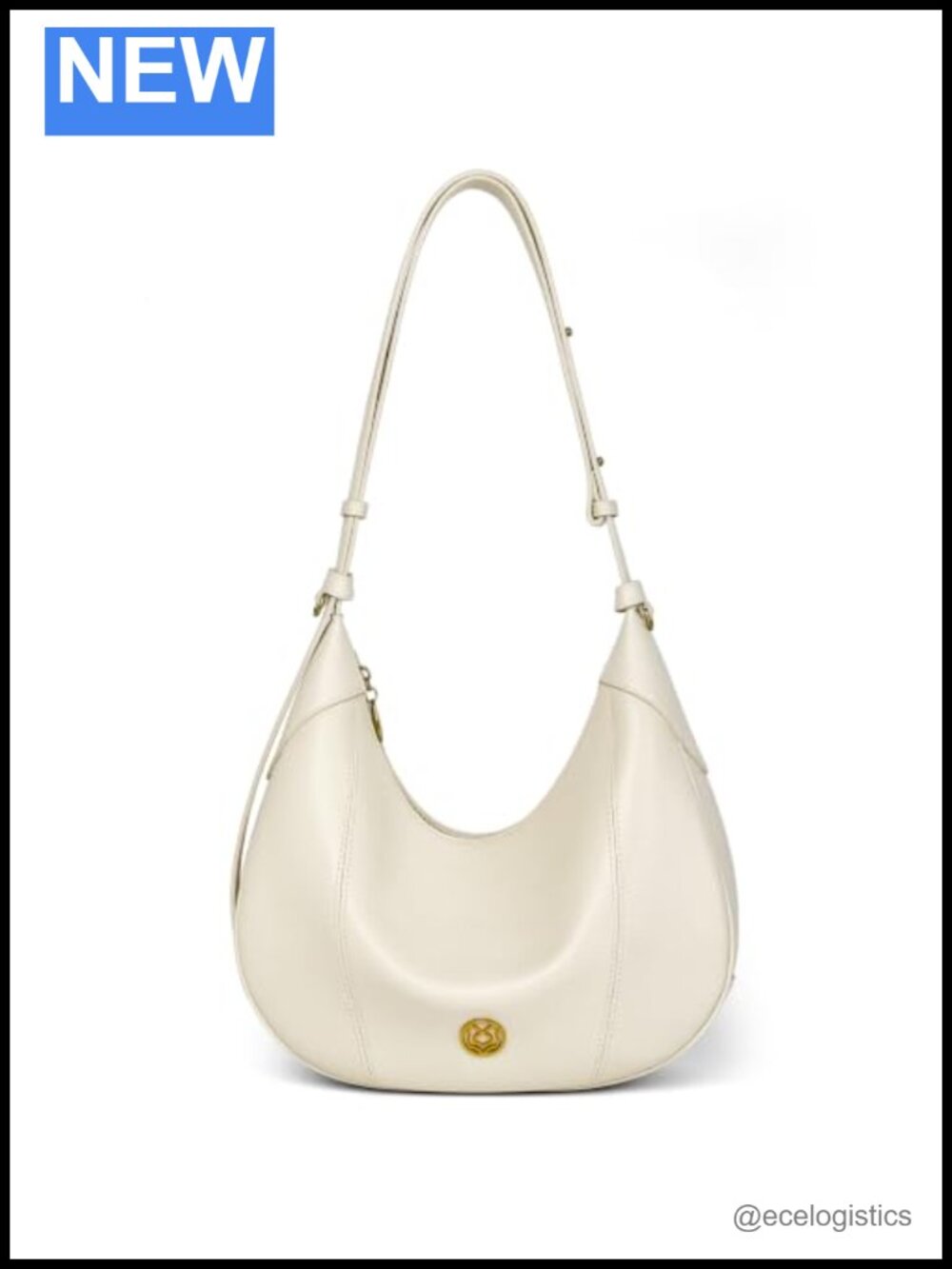 Leather Hobo Bag Women Slouchy Purse Shoulder Handbag Adjustable Strap Medium